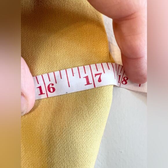 Derek Lam yellow sleeveless fit and flare dress wedding office spring - Picture 10 of 12